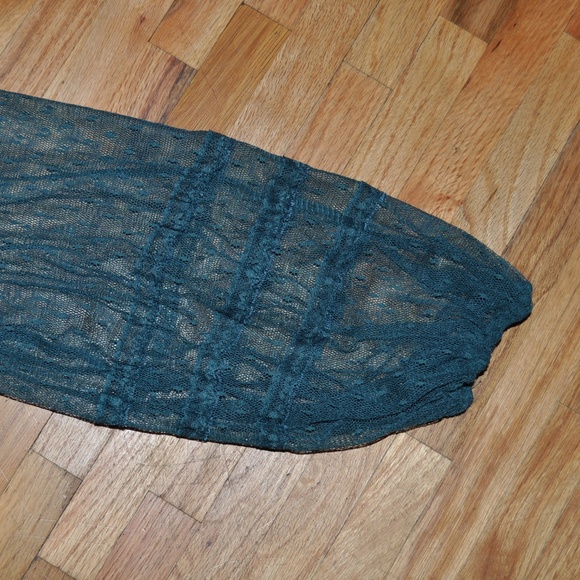 New AVA & VIV Country Green Mesh Blouson Top [D6] - Picture 6 of 8